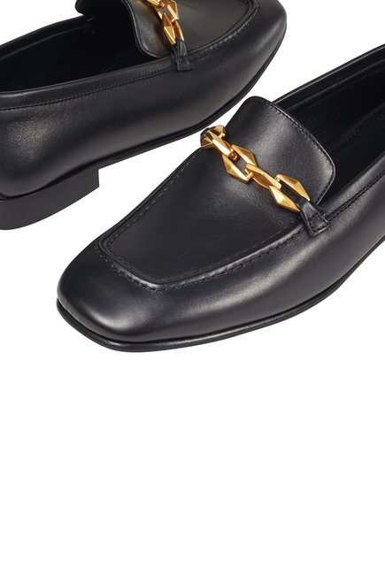 Diamond Tilda Leather Loafers